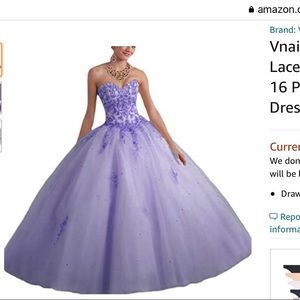 Lavender Tulle Princess Dress